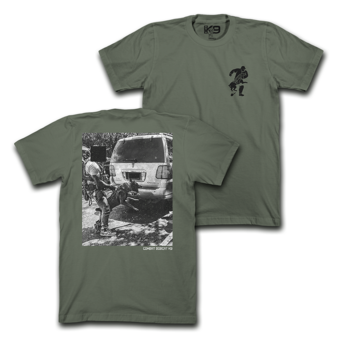 Violence Unleashed Heavyweight Tee - Moss/Black