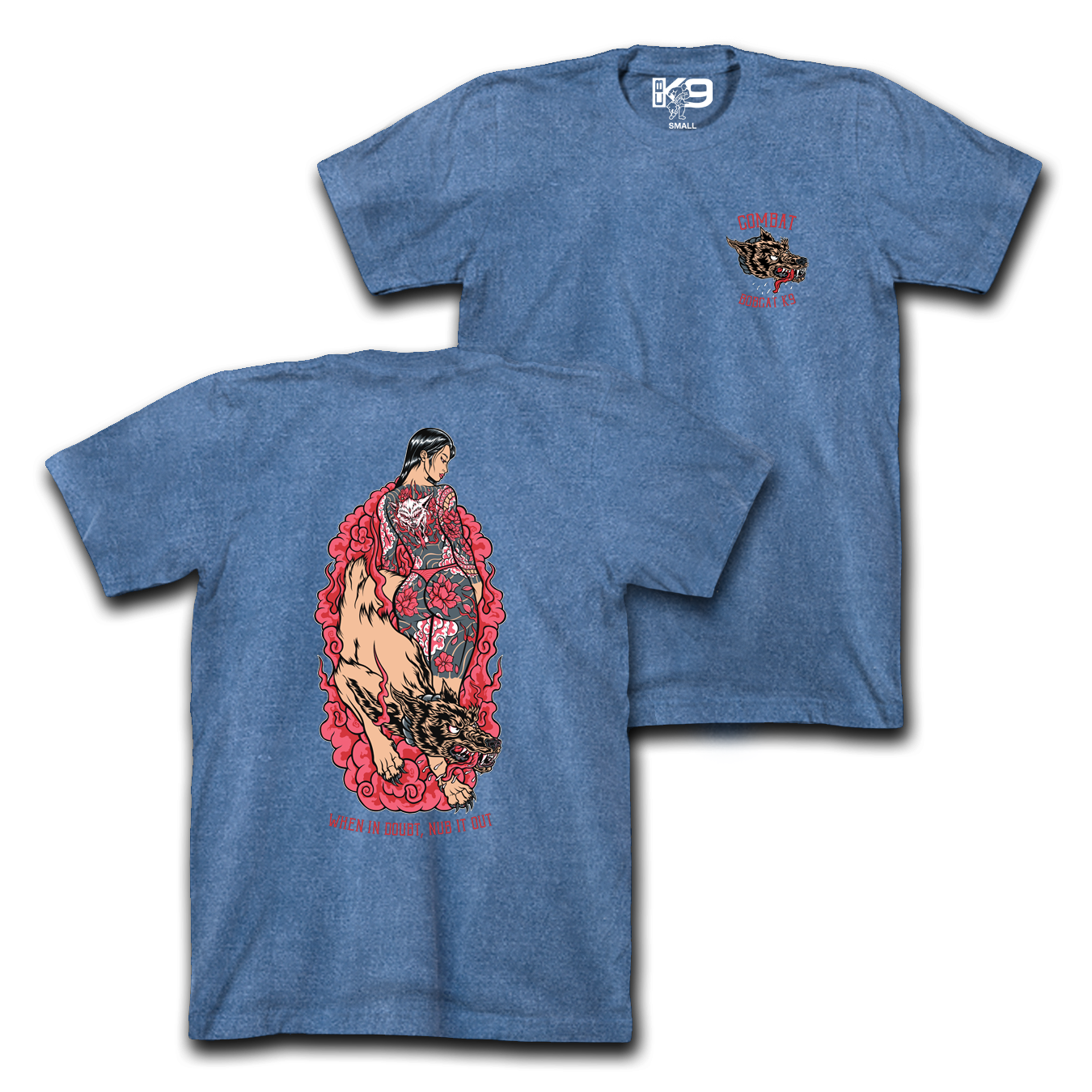 Nub Love Heavyweight Tee - Mineral Wash Indigo